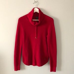 NWT RALPH LAUREN LRL RED SWEATER (SIZE:M)
